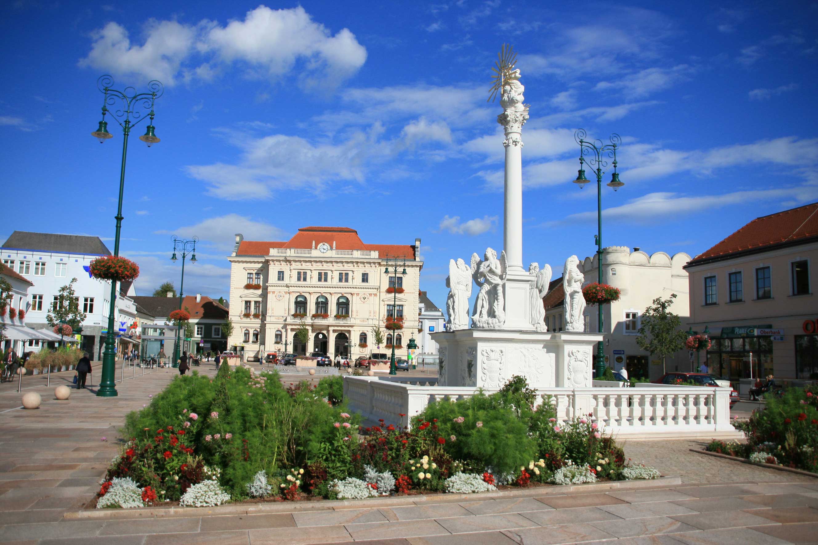 „Beste Platzgestaltung“: Der Hauptplatz gilt damit als qualitätsvolles Musterbeispiel für fußgängergerechte Planung